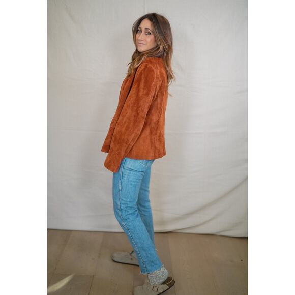 Vintage Liz Claiborne Suede Zip Front Jacket - Picture 5 of 9